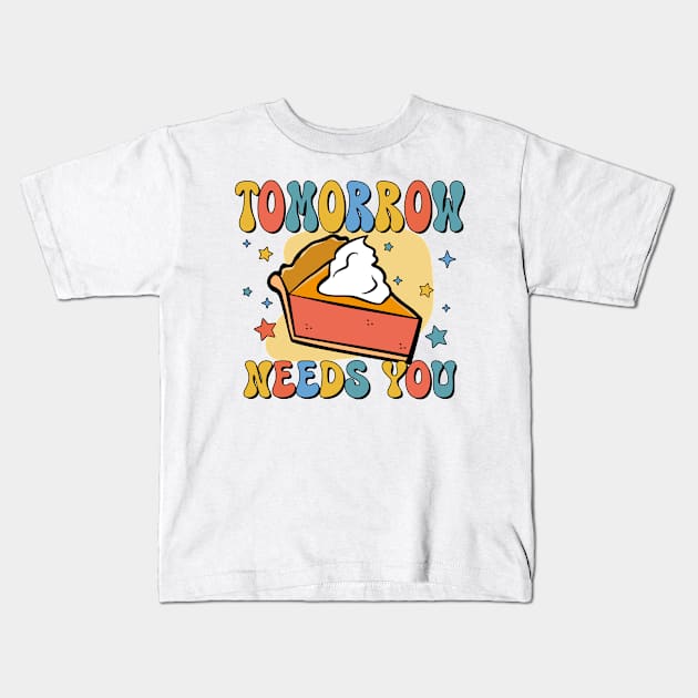 Tomorrow Needs You Mental Health Awareness Kids T-Shirt by inksplashcreations